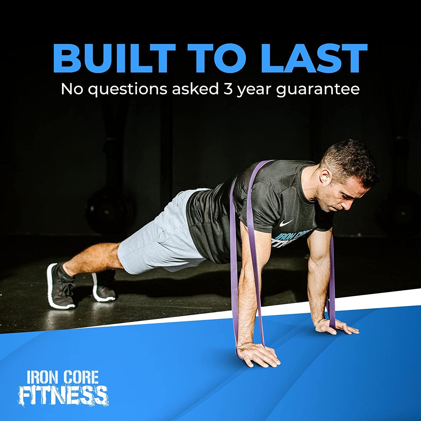 Pull up Assistance Resistance Bands - Long Loop Power Bands for Men and Women - Strength Power Flexibility Training at Home & Gym - Ebooks & Workout Chart Included by