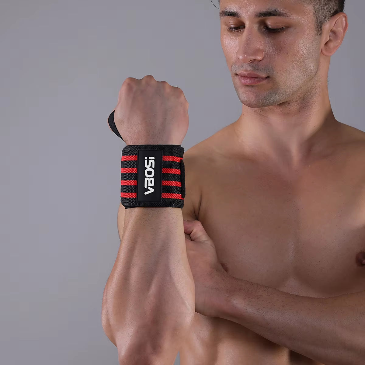 1 Piece Women Men High Elastic Adjustable Wrist Support Wraps for Weightlifting Basketball