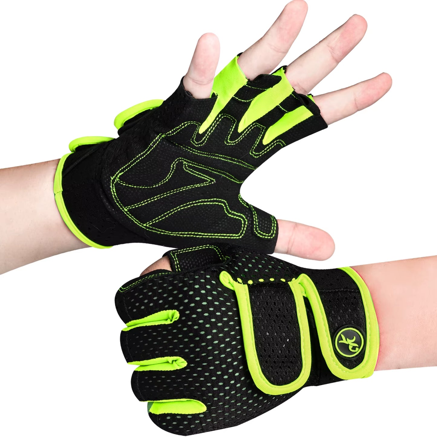 MOREOK Workout Gym Gloves Men Women,3Mm SBR Pads,Half Finger Weight Lifting Exercise Fitness Gloves for Training,Pull Ups,Rowing