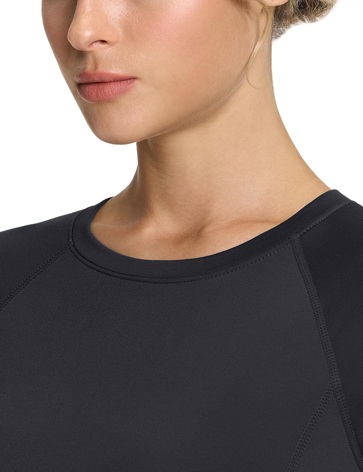 Women'S Thermal Long Sleeve Tops, Mock Turtle & Crew Neck Shirts, Fleece Lined Compression Base Layer