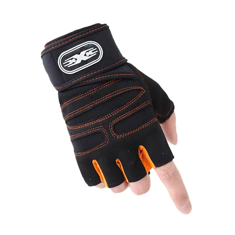 Gym Gloves Fitness Weight Lifting Gloves Body Building Training Sports Exercise Cycling Sport Workout Glove for Men Women M/L/XL