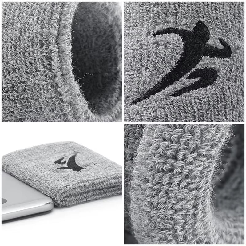 Fashion Working Out Wristbands Wrist Sweatbands Sweat Bands Soft Cotton Stretchy Wrist Bands Terrys Cloth for Gym Sports G99D