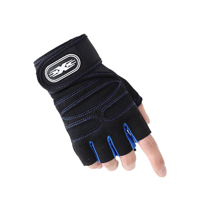 Gym Gloves Fitness Weight Lifting Gloves Body Building Training Sports Exercise Cycling Sport Workout Glove for Men Women M/L/XL