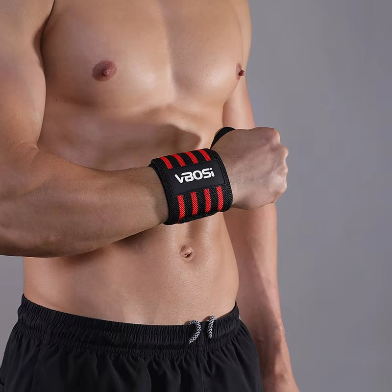 1 Piece Women Men High Elastic Adjustable Wrist Support Wraps for Weightlifting Basketball