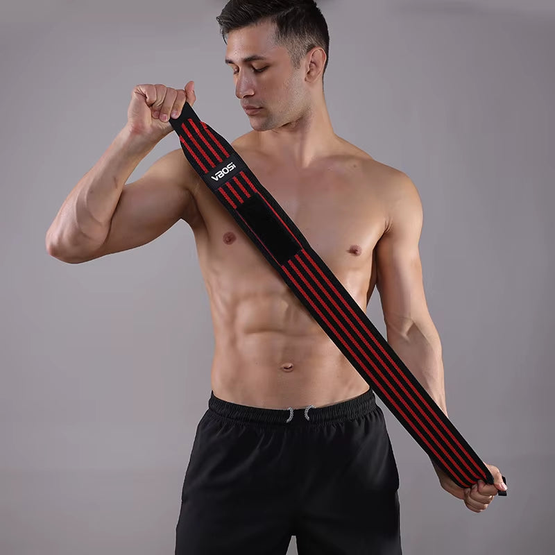 1 Piece Women Men High Elastic Adjustable Wrist Support Wraps for Weightlifting Basketball