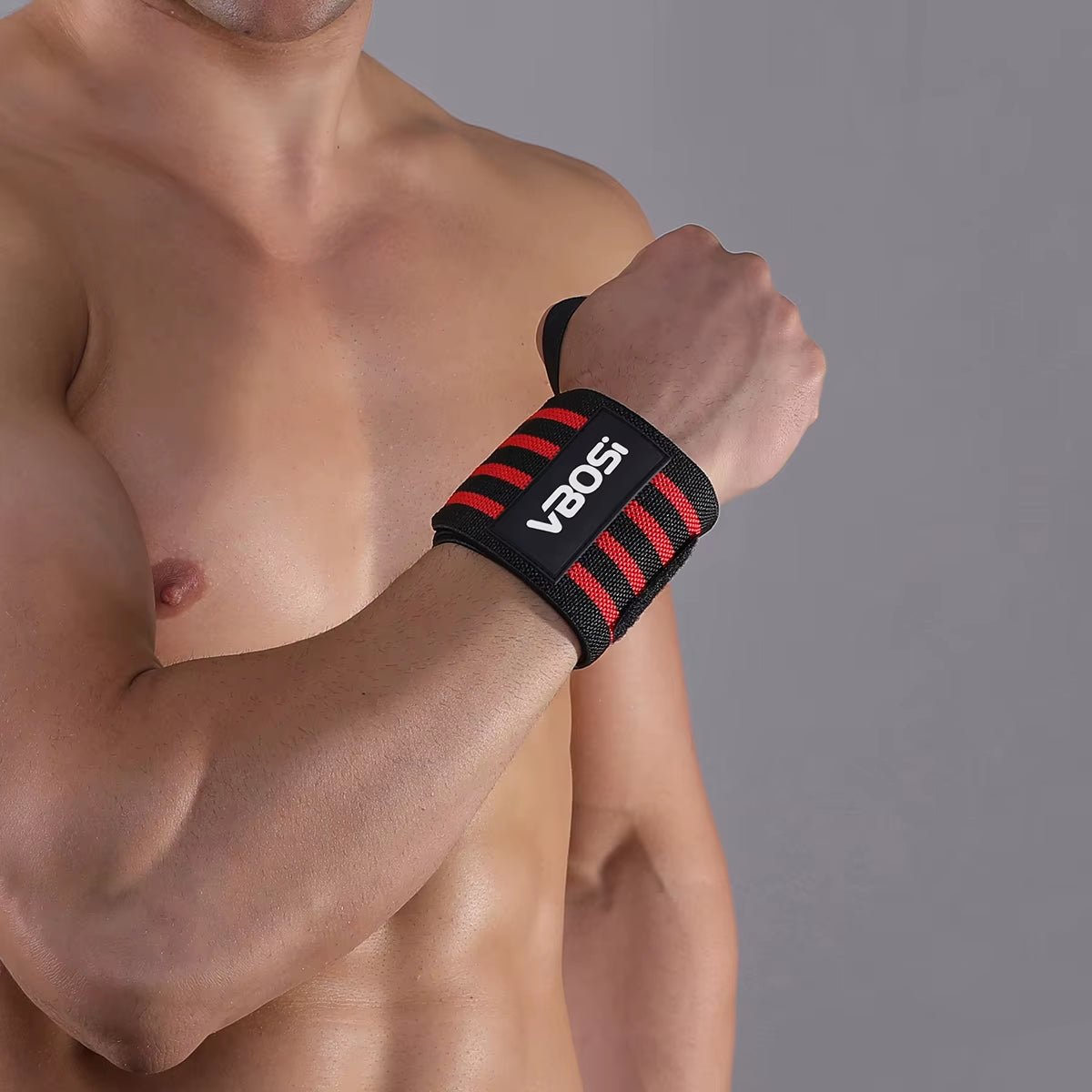 1 Piece Women Men High Elastic Adjustable Wrist Support Wraps for Weightlifting Basketball