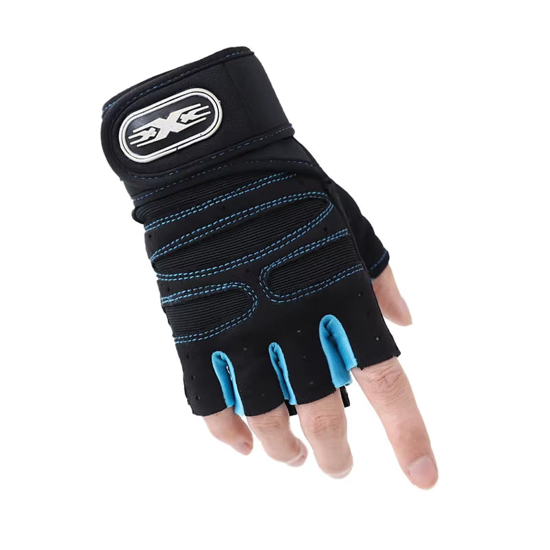 Gym Gloves Fitness Weight Lifting Gloves Body Building Training Sports Exercise Cycling Sport Workout Glove for Men Women M/L/XL