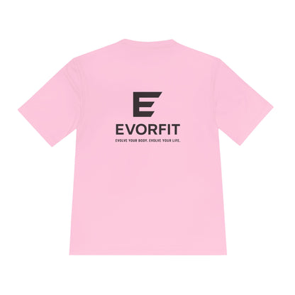 EVORFIT™ Mode Black Edition — Unisex Performance Tee | Premium Moisture-Wicking Shirt