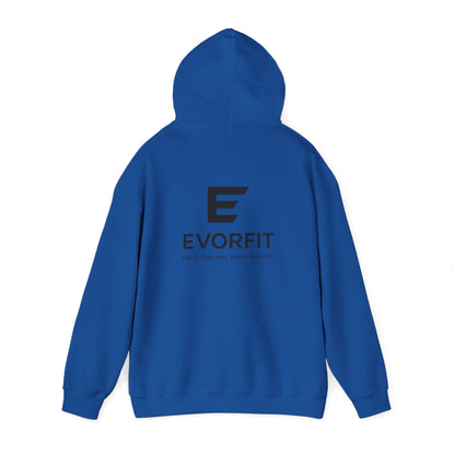 EVORFIT™ Royal Core Hoodie — Unisex Premium Heavy Blend | Modern Fitness Sweatshirt for Gym & Lifestyle