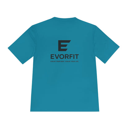 EVORFIT™ Mode Black Edition — Unisex Performance Tee | Premium Moisture-Wicking Shirt