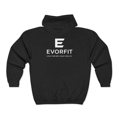 EVORFIT™ Core Zip Hoodie — Unisex Performance Edition