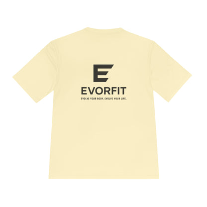 EVORFIT™ Mode Black Edition — Unisex Performance Tee | Premium Moisture-Wicking Shirt