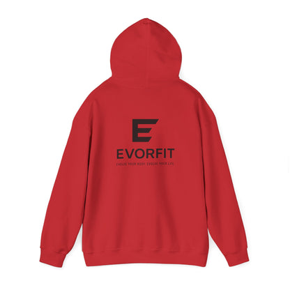 EVORFIT™ Royal Core Hoodie — Unisex Premium Heavy Blend | Modern Fitness Sweatshirt for Gym & Lifestyle