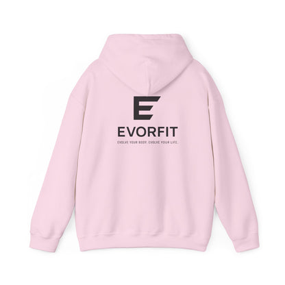 EVORFIT™ Royal Core Hoodie — Unisex Premium Heavy Blend | Modern Fitness Sweatshirt for Gym & Lifestyle