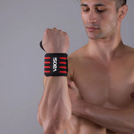 1 Piece Women Men High Elastic Adjustable Wrist Support Wraps for Weightlifting Basketball