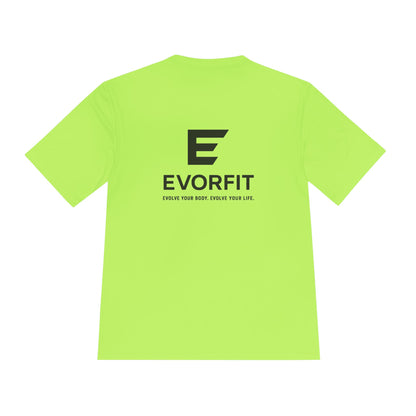 EVORFIT™ Mode Black Edition — Unisex Performance Tee | Premium Moisture-Wicking Shirt