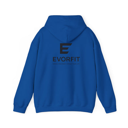 EVORFIT™ Royal Core Hoodie — Unisex Premium Heavy Blend | Modern Fitness Sweatshirt for Gym & Lifestyle
