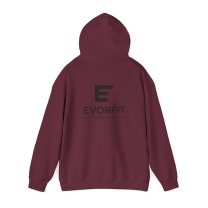 EVORFIT™ Royal Core Hoodie — Unisex Premium Heavy Blend | Modern Fitness Sweatshirt for Gym & Lifestyle