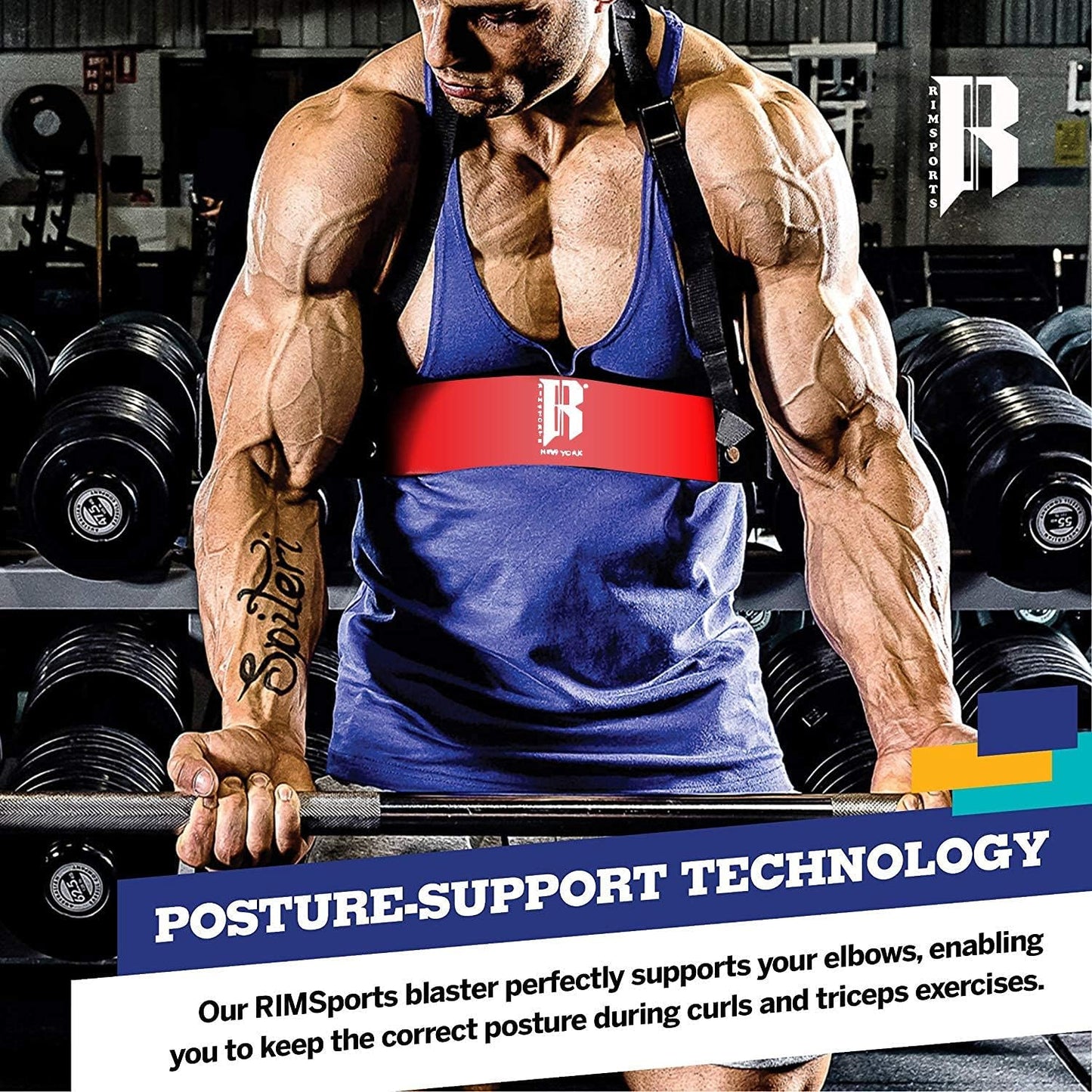 Weight Lifting Arm Blaster for Biceps & Triceps Heavy Duty Bicep Blaster for Barbell and Dumbell Curl Portable Bicep Curl Support Isolator for Muscle Gains Premium Biceps Workout Equipment